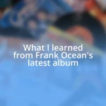 What I learned from Frank Ocean’s latest album